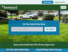 Tablet Screenshot of hometurf.ca